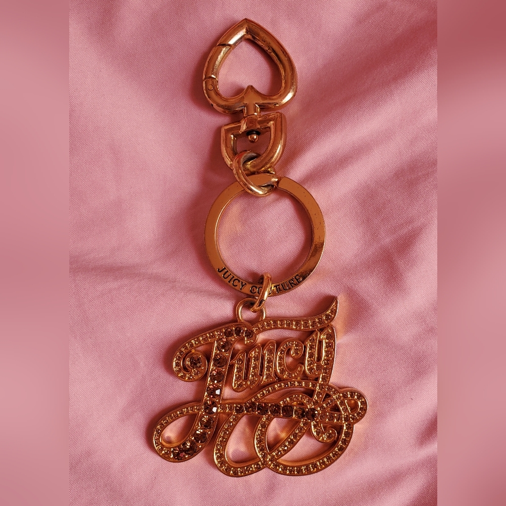 juicy couture JUICY gold bag charm
